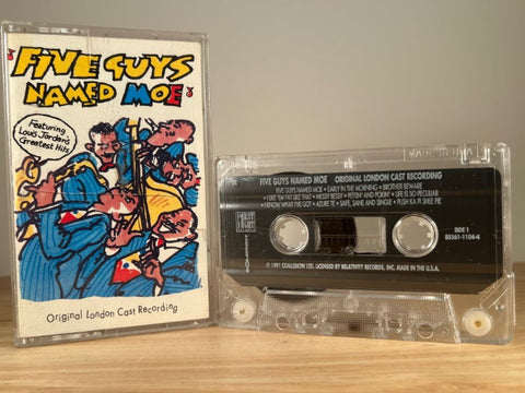 FIVE GUYS NAMED MOE - Original London Cast Recording - CASSETTE TAPE