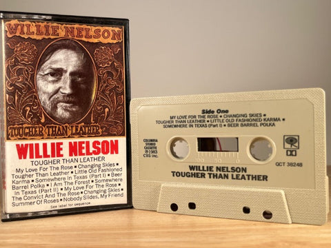WILLIE NELSON - Tougher Than Leather - CASSETTE TAPE