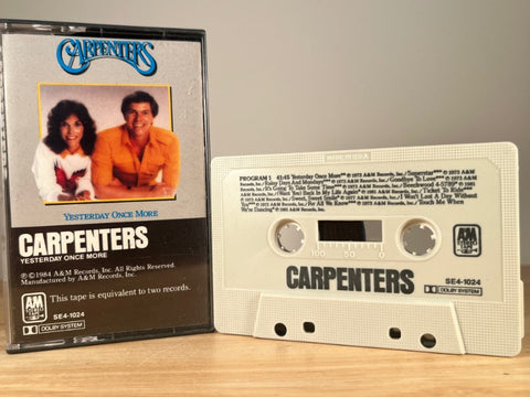 CARPENTERS - Yesterday Once More - CASSETTE TAPE