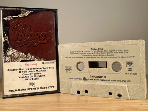 CHICAGO - X - CASSETTE TAPE
