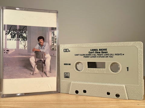 LIONEL RICHIE - Can’t Slow Down - CASSETTE TAPE
