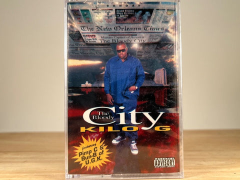 KILO G - The Bloody City - BRAND NEW CASSETTE TAPE