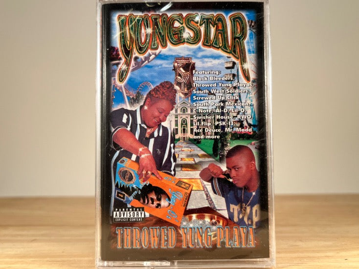 YUNGSTAR – throwed yung-playa – BRAND NEW CASSETTE TAPE