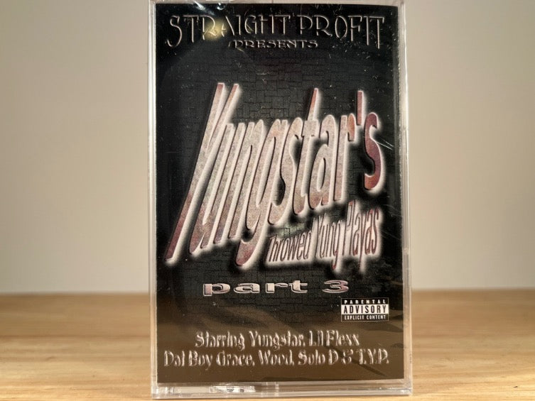 YUNGSTAR – throwed yung playas part 3 – BRAND NEW CASSETTE TAPE
