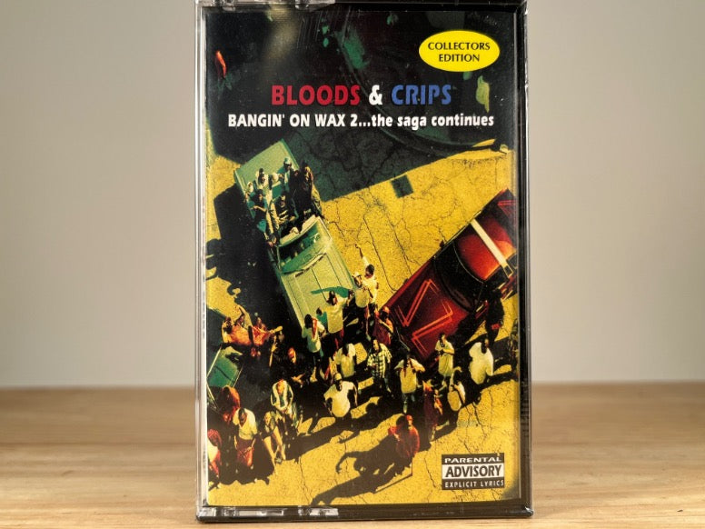BLOODS & CRIPS – bangin’ on wax 2…the saga continues – BRAND NEW CASSETTE TAPE
