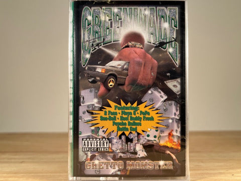 GREENWADE – ghetto monster – BRAND NEW CASSETTE TAPE