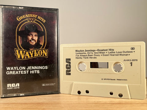 WAYLON JENNINGS – Greatest Hits – CASSETTE TAPE