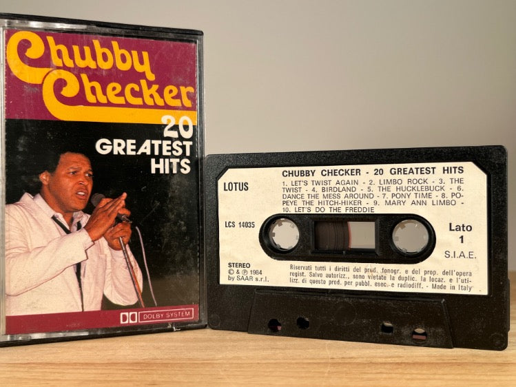 CHUBBY CHECKER – 20 Greatest Hits – CASSETTE TAPE