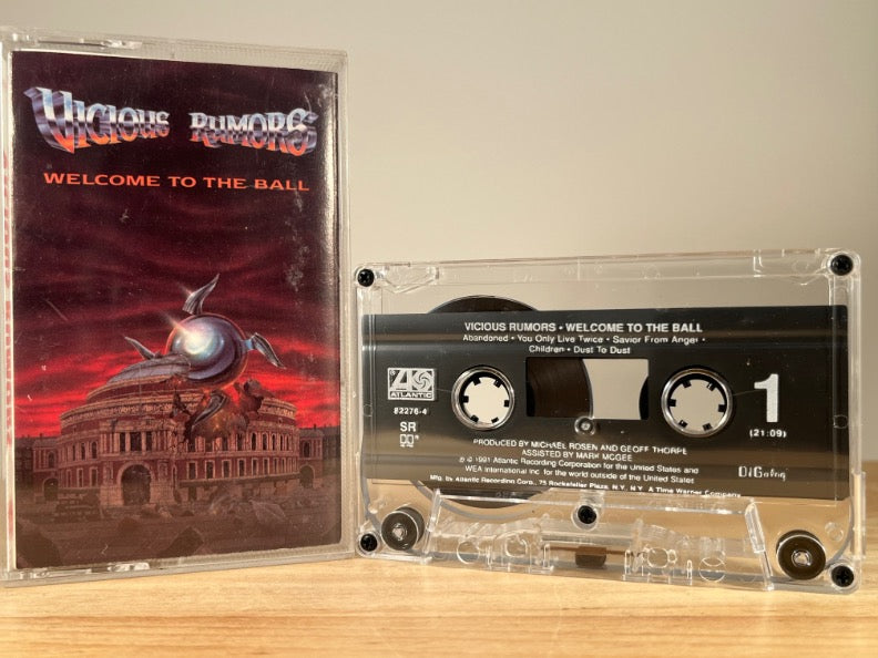 VICIOUS RUMORS – Welcome to the Ball – CASSETTE TAPE