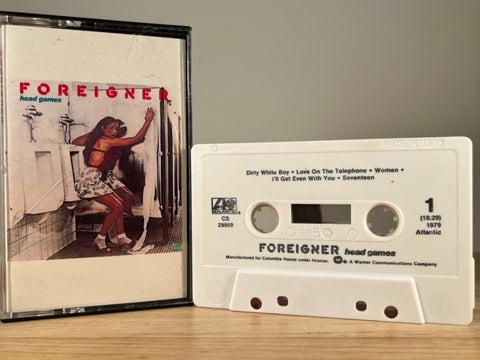 FOREIGNER – Head Games – CASSETTE TAPE