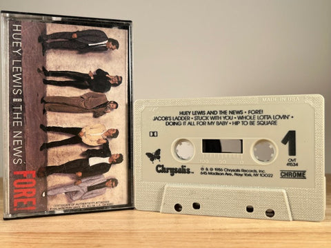 HUEY LEWIS AND THE NEWS – Fore! – CASSETTE TAPE