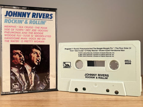 JOHNNY RIVERS – Rockin’ & Rollin’ – CASSETTE TAPE