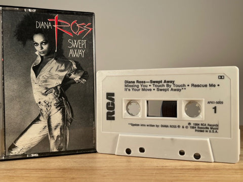 DIANA ROSS – Swept Away – CASSETTE TAPE