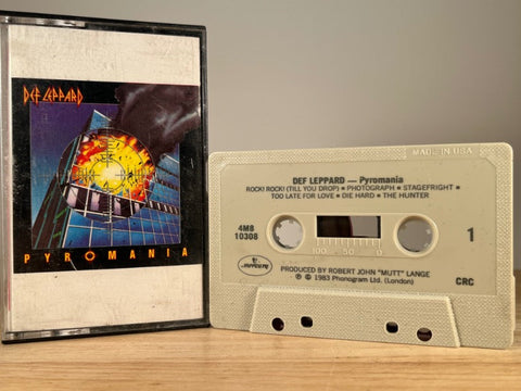 DEF LEPPARD – Pyromania – CASSETTE TAPE