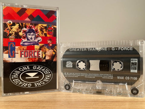 GREATER THAN ONE – G-Force – CASSETTE TAPE