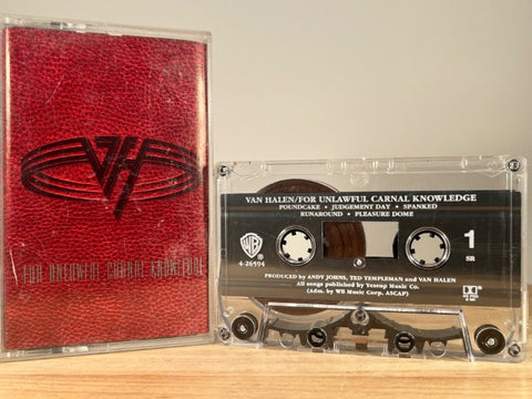 VAN HALEN – For Unlawful Carnal Knowledge – CASSETTE TAPE