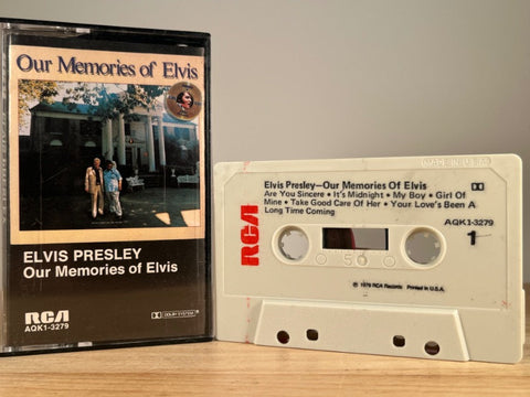 ELVIS PRESLEY – Our Memories Of Elvis – CASSETTE TAPE