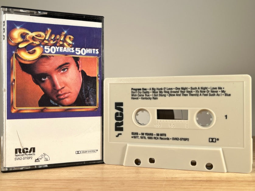 ELVIS PRESLEY – 50 Years 50 Hits – CASSETTE TAPE