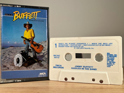 JIMMY BUFFETT – Riddles In The Sand – CASSETTE TAPE