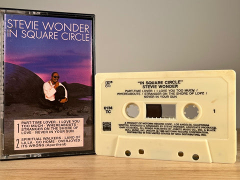 STEVIE WONDER – In Square Circle – CASSETTE TAPE