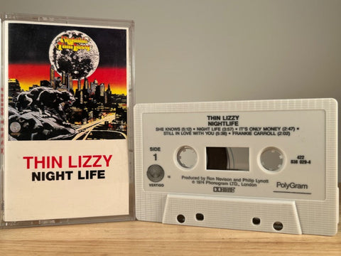 THIN LIZZY – Night Life – CASSETTE TAPE