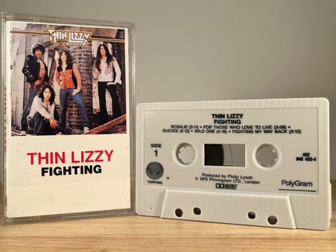 THIN LIZZY – Fighting – CASSETTE TAPE