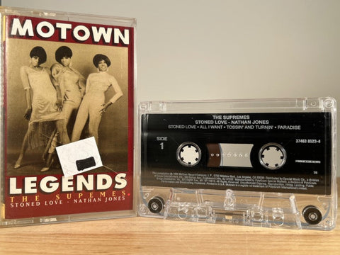 THE SUPREMES – Motown Legends: Stoned Love / Nathan Jones – CASSETTE TAPE