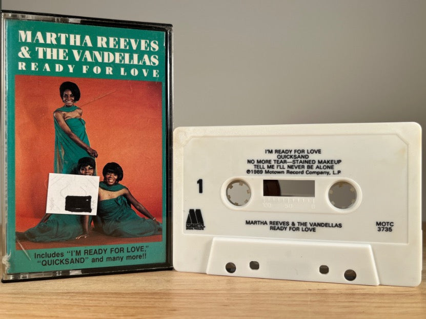 MARTHA REEVES & THE VANDELLAS – Ready for Love – CASSETTE TAPE