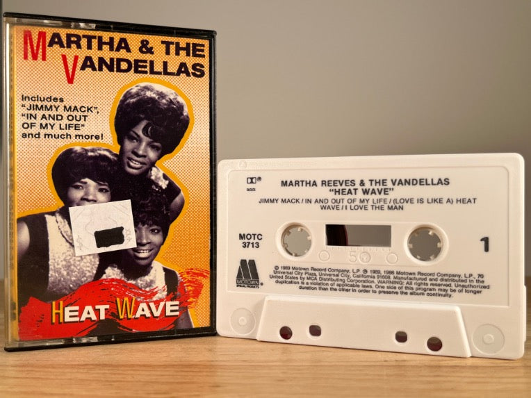 MARTHA REEVES & THE VANDELLAS – Heat Wave – CASSETTE TAPE