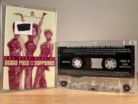 DIANA ROSS AND THE SUPREMES – The Very Best Of Diana Ross and The Supremes – CASSETTE TAPE