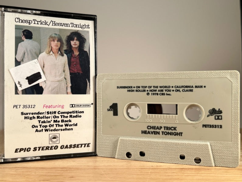 CHEAP TRICK – Heaven Tonight – CASSETTE TAPE