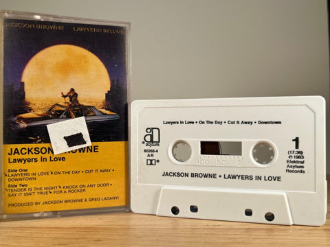 JACKSON BROWNE – Lawyers in Love – CASSETTE TAPE