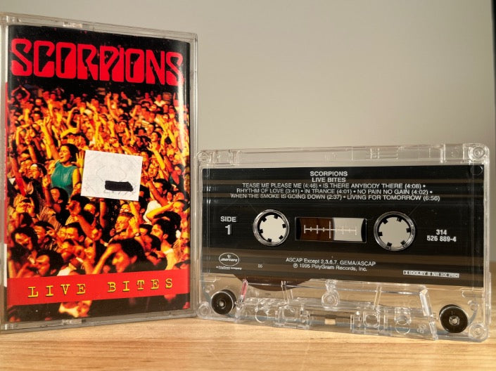 SCORPIONS – Live Bites – CASSETTE TAPE