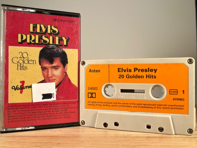 ELVIS PRESLEY – 20 Golden Hits Volume 1 – CASSETTE TAPE