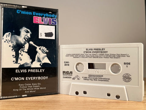 ELVIS PRESLEY – C'mon Everybody – CASSETTE TAPE