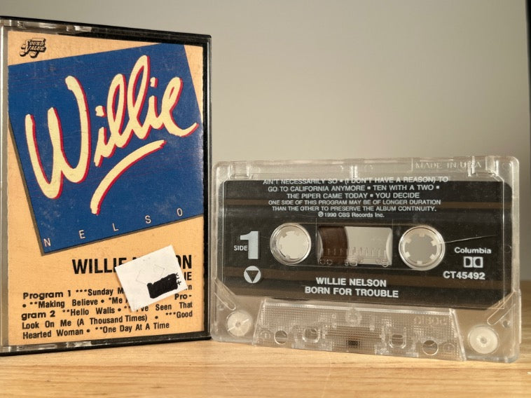 WILLIE NELSON – Born for Trouble – CASSETTE TAPE