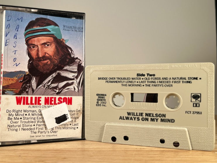 WILLIE NELSON – Always On My Mind – CASSETTE TAPE
