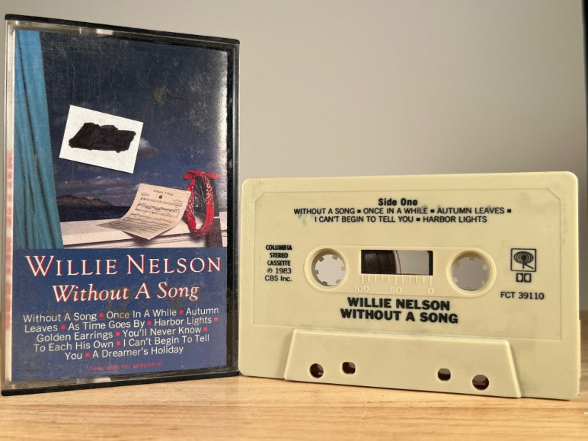 WILLIE NELSON – Without A Song – CASSETTE TAPE