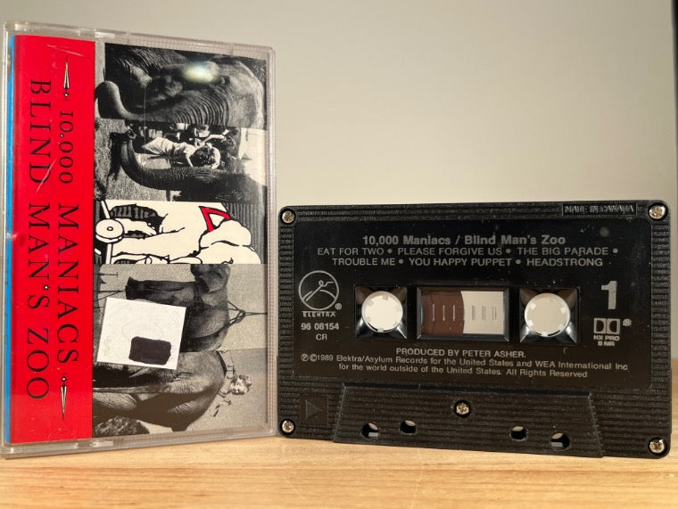 10,000 MANIACS – Blind Man’s Zoo – CASSETTE TAPE