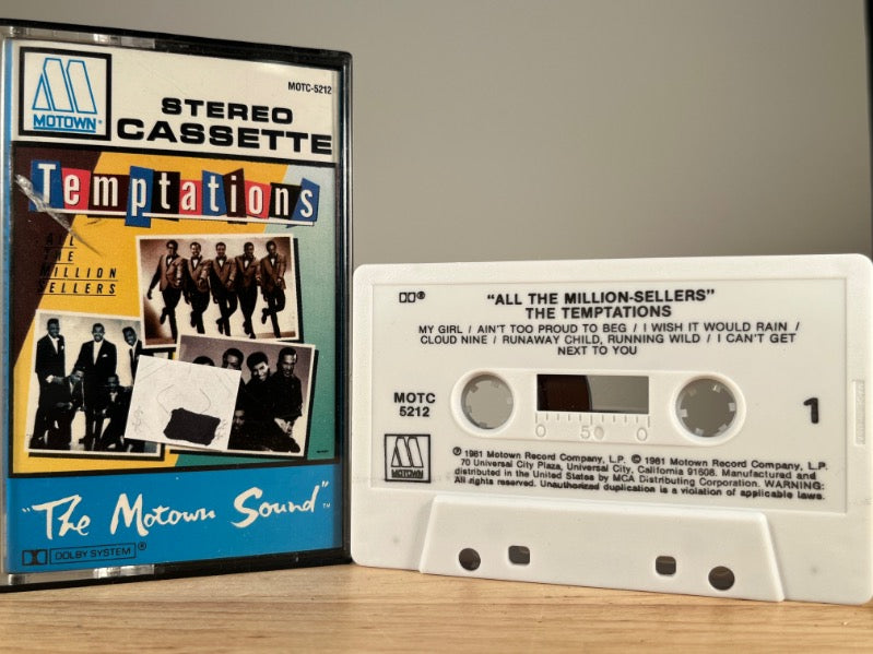 THE TEMPTATIONS – All The Million-Sellers – CASSETTE TAPE