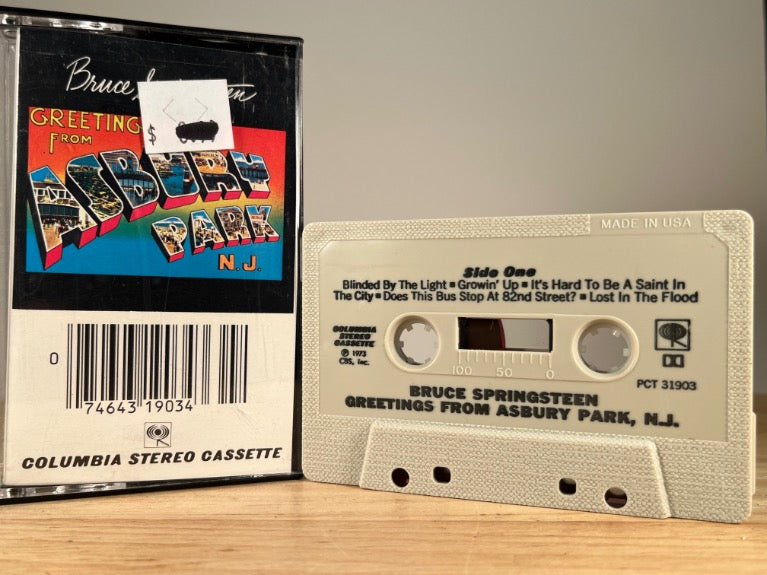 BRUCE SPRINGSTEEN – Greetings From Asbury Park, N.J. – CASSETTE TAPE-2