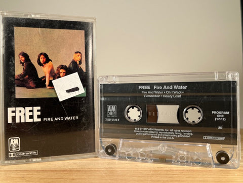 FREE – Fire And Water – CASSETTE TAPE