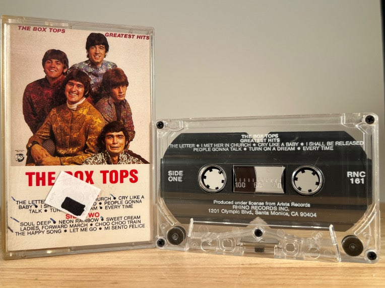 THE BOX TOPS – Greatest Hits – CASSETTE TAPE