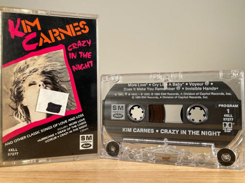 KIM CARNES – Crazy In The Night – CASSETTE TAPE