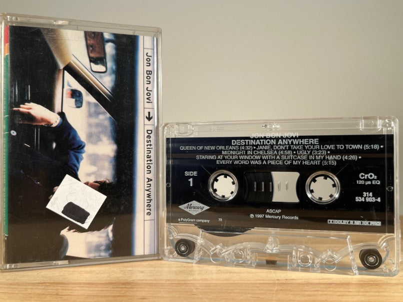 JON BON JOVI – Destination Anywhere – CASSETTE TAPE