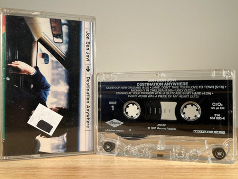 JON BON JOVI – Destination Anywhere – CASSETTE TAPE