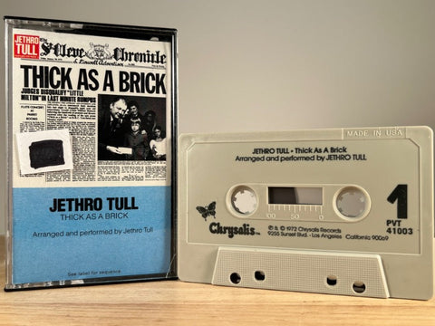 JETHRO TULL – Thick as a Brick – CASSETTE TAPE