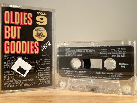VARIOUS ARTISTS – Oldies But Goodies Vol. 9 – CASSETTE TAPE