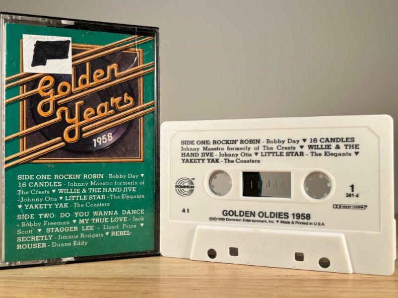 GOLDEN YEARS – 1958 – CASSETTE TAPE
