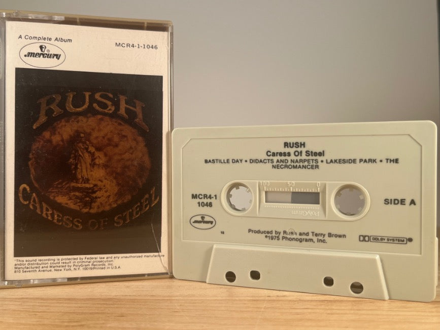 RUSH - Caress of Steel - CASSETTE TAPE
